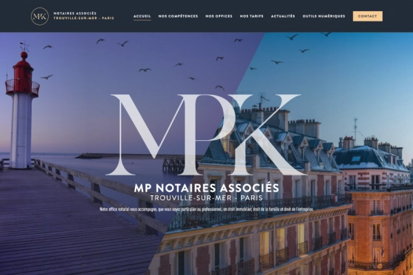 Le site internet de l'étude de MPK Notaires Associés fait peau neuve !